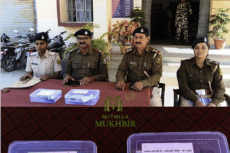 मधुबनी पुलिस की बड़ी कार्रवाई, जयनगर थाना ने अवैध हथियारों के साथ 2 नाबालिगों को पकड़ा