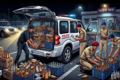 खुटौना 960 बोतल नेपाली शराब बरामद मामला