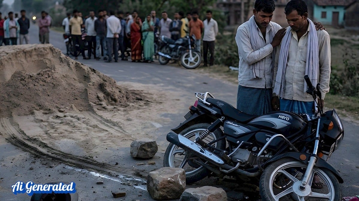 घोघरडीहा सड़क हादसा बालू मामला