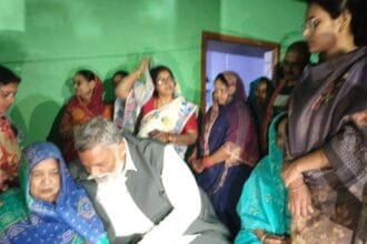 घोघरडीहा सांसद पप्पू यादव डाकबाबू परिवार सांत्वना