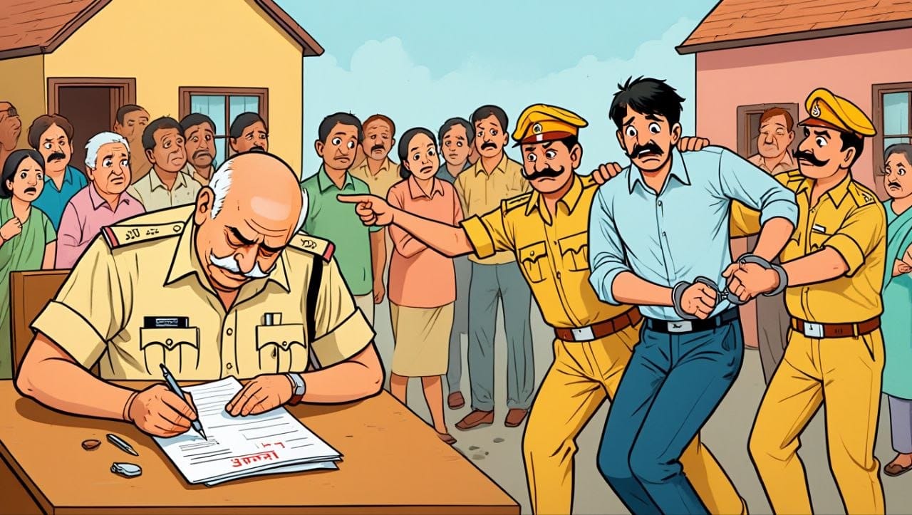 मधुबनी थानाध्यक्ष गलती स्वीकार FIR मामला