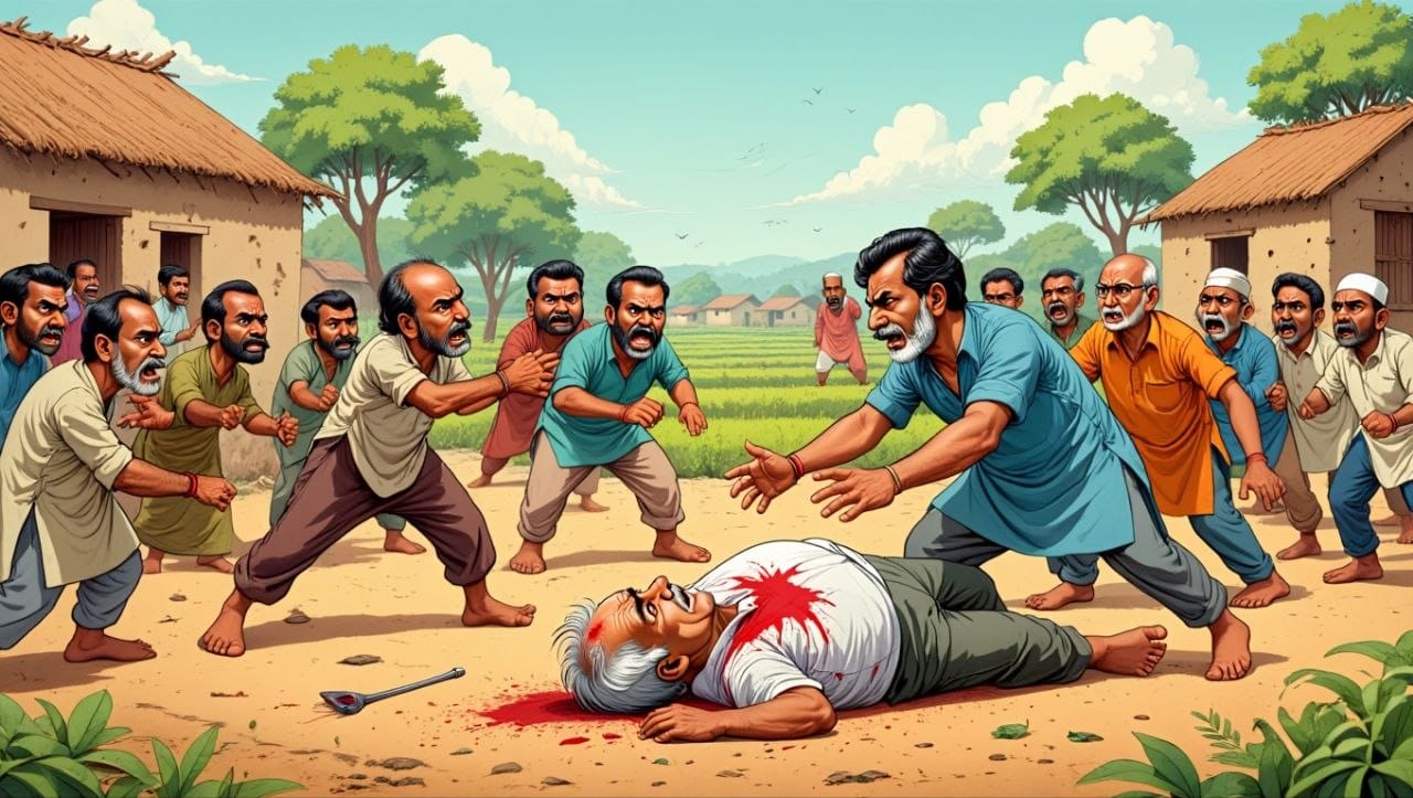 खुटौना कुसमार में आपसी विवाद में घायल व्यक्ति की इलाज के दौरान मौत 11 खुटौना कुसमार विवाद मौत मामला