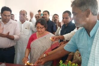 घोघरडीहा के मझौरा में सरस्वती विद्या निकेतन मॉडल स्कूल का उद्घाटन